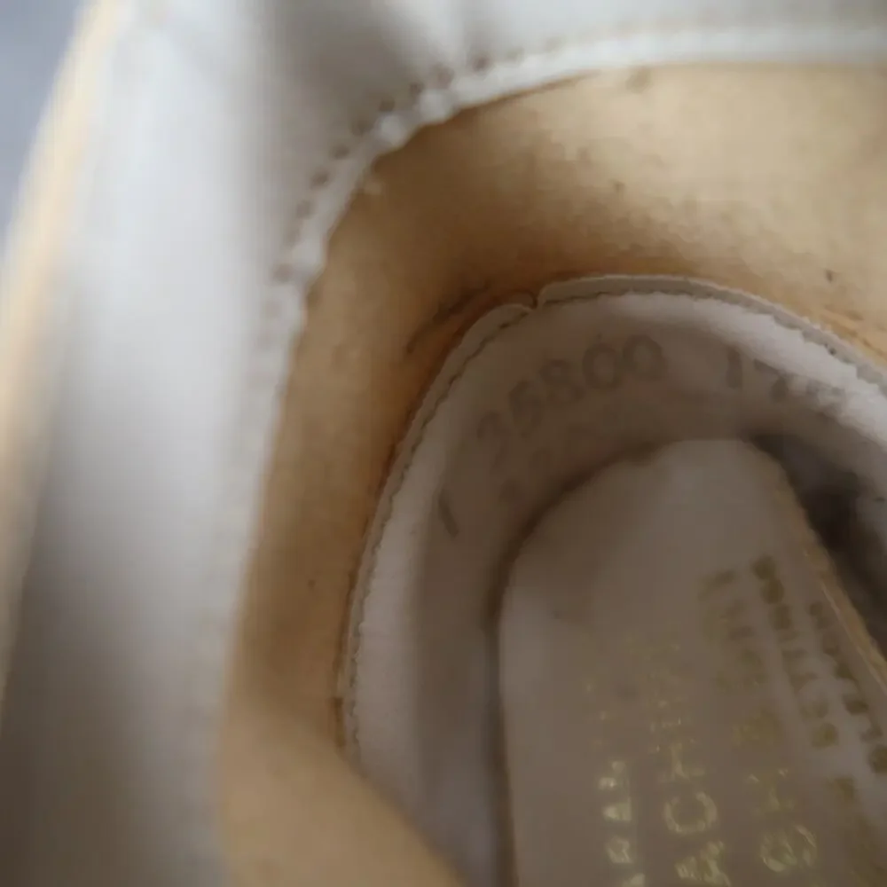 Wee Walkers Baby Shoes 1 Washable Lace Up Sneaker Vintage White Doll Classic